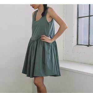 Elegant Green Mini Dress